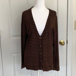 Button up Cardigan (5 button) Equation Brand NWT